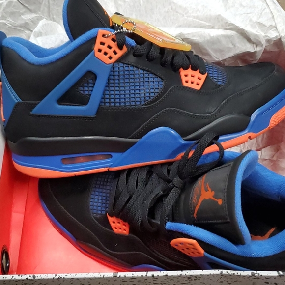 Jordan Other - Air Jordan 4 Cavs Retro BLK/ORG/BLU